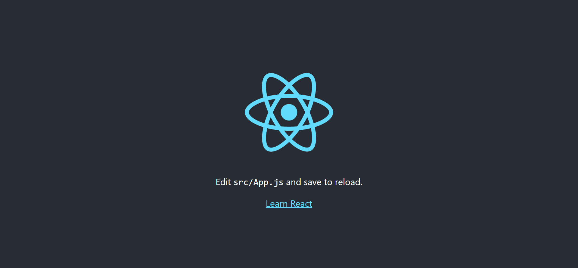 ReactJs Initial Runnning App